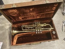 Cecilio Mendini Trumpet Brass With Case I KNOW NOTHING ABOUT TRUMPETS RQ4