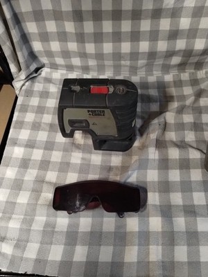 PORTER CABLE Robotoolz RT 7610-5 Laser Level w/Case & Pair Of
