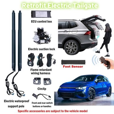 New Power Liftgate Fits For VW Golf Mk8  2021-2025 Electric Tailgate Foot Sensor