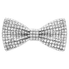 Rhinestone Bow Ties for Men, Pre-tied Men  s Sequin Glitter Bow Ties