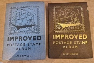 Two Mixed World Stanley Gibbons Improved Stamp Albums. Around 40% Full