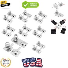 12Pairs Battery Springs AA Battery Negative to Positive Conversion Spring Con...