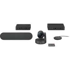 Logitech Rally 4K UHD Conference Camera System with Speakers and Mic Pod Set