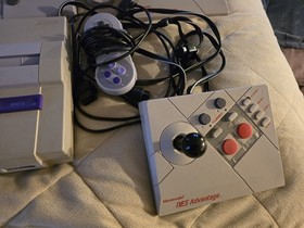Original Nintendo NES With Games, Gamepads, Controllers, Super Scope 6