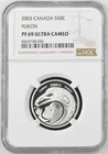 2003 Canada Silver Half Dollar NGC PF-69 UCAM YUKON - A398