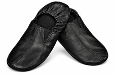 Men's Women's Unisex Black Sheep Soft Leather Slip On Socks Ankle Lowcut Socks
