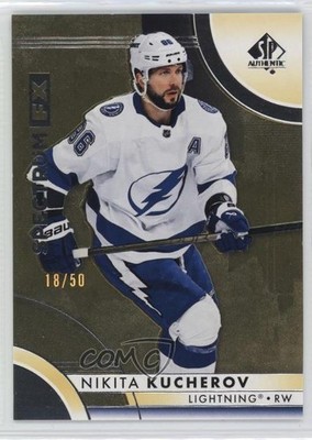 2023 SP Authentic Spectrum FX Gold Bounty Award 18/50 Nikita Kucherov #S-31 03qg