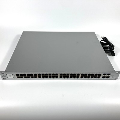 Ubiquiti UniFi Switch US-48-500W 48-Port PoE Gigabit Switch Tested Working