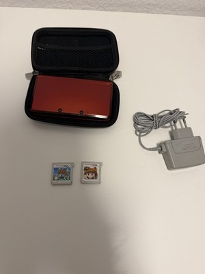 Nintendo 3DS Rot Red   Metallic  Konsole Console mit SPIELEN