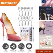 Comfortable Silicone Heel Grips - Alleviate Pain & Slipping in Shoes