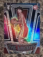 2024-25 Panini Totally Certified The Mighty #9 Zaccharie Risacher Hawks RC