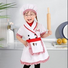 Kinder Koch Kost&uuml;m Set Weiche Dress up Set f&uuml;r Chef Rolle Spielen Geschenk