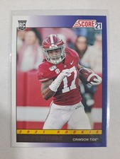 2021 Panini Score Jaylen Waddle Rookie '91 Throwback #TB7 Alabama Dolphins RC 02