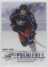 2007-08 Upper Deck Ice Premieres 693/1999 Level 1 Curtis Glencross #129 1ba