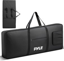 Pyle Keyboard Case, 61 Key Carrying Case Bag for Piano Keyboards, Protects and C