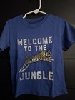 Guns N' Roses Unisex Kids 4T Blue Short Sleeve Crew Neck Jungle Tiger T-Shirt — photo 1