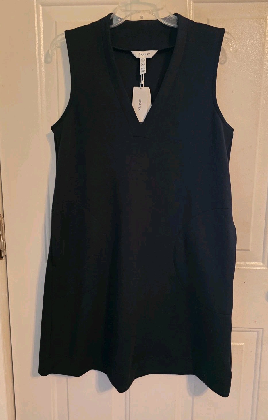 Spanx Black Mini Dress NWT Size M Pickle Ball Golf Tennis Quiet Luxury