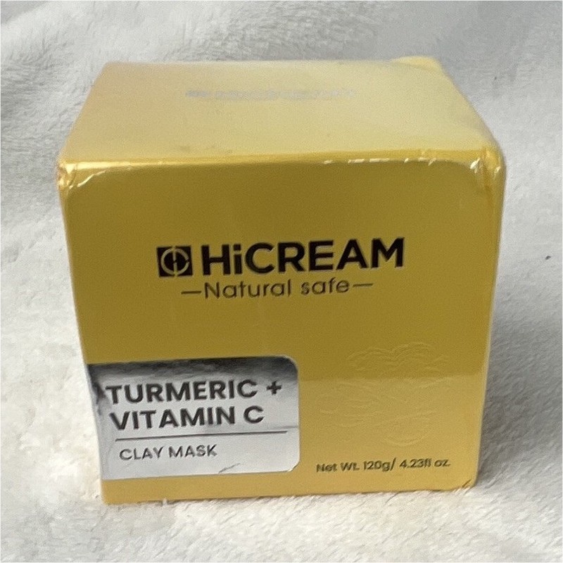 HiCREAM Turmeric + Vitamin C Clay Mask 120g Deep Cleansing Brightening