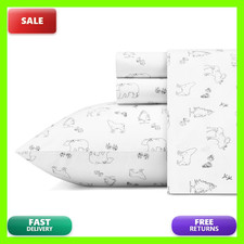 Eddie Bauer - King Sheets Cotton Percale Bedding Set Crisp Cool Home Decor
