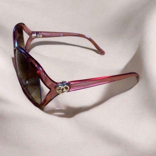 Gucci Heart-Shaped Logo Sunglasses Wine Red m4_0504 - Picture 8 of 11