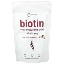 Biotin with Hyaluronic Acid, 365 Softgels