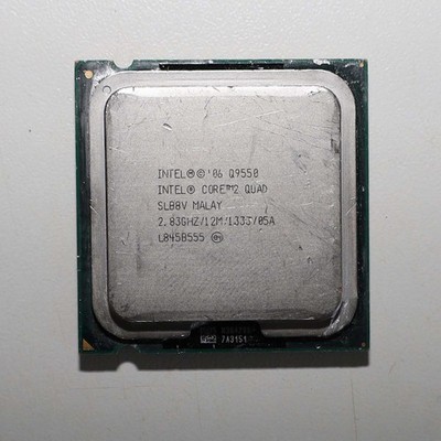 Q9550 INTEL Core 2 Quad CPU Prozessor  4x 2,83 GHz LGA Sockel 775 12M L2  SLB8V