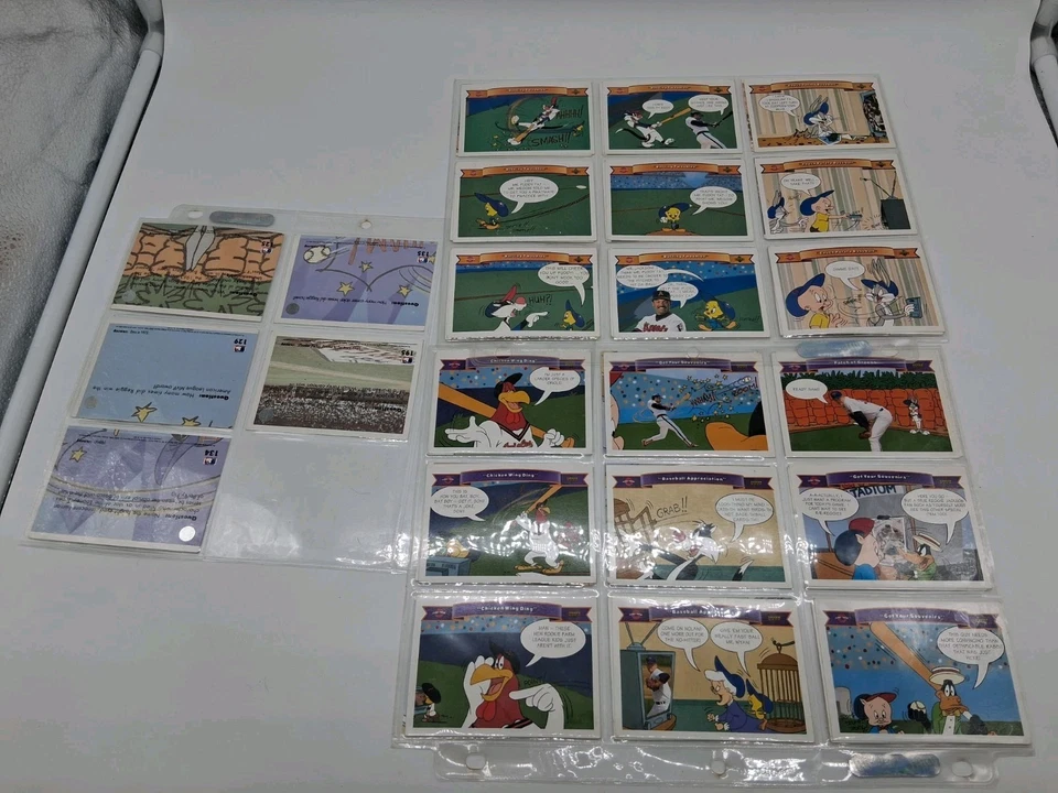 Lote de 41 cartas Looney Tunes 1992 de la bola de cómic de cubierta superior Foto 2 de 4