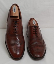 Royal Tweed Church s England Brown Wing Tip Shoes 10 D