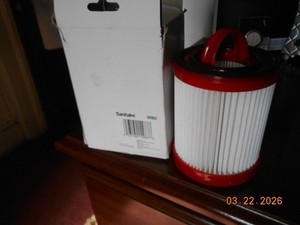 SANITAIRE BAGLESS HEPA WASHABLE DUST CUP VACUUM FILTER 68903