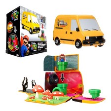 Super Mario Bros Movie Van Playset Mini Mario Figure Jakks Pacific Nintendo NEW