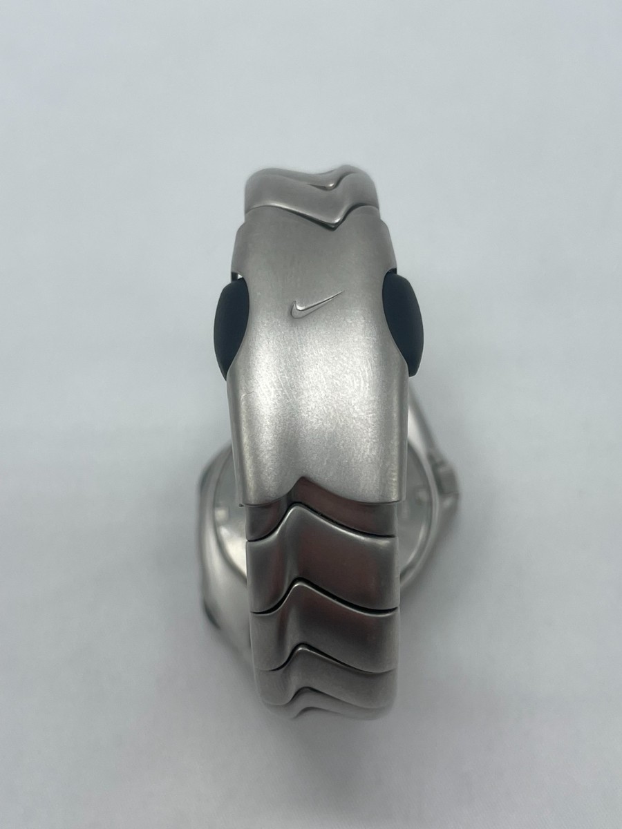 Y2K 2001 Nike Triax Armored Chrono Stainless Steel WR0067