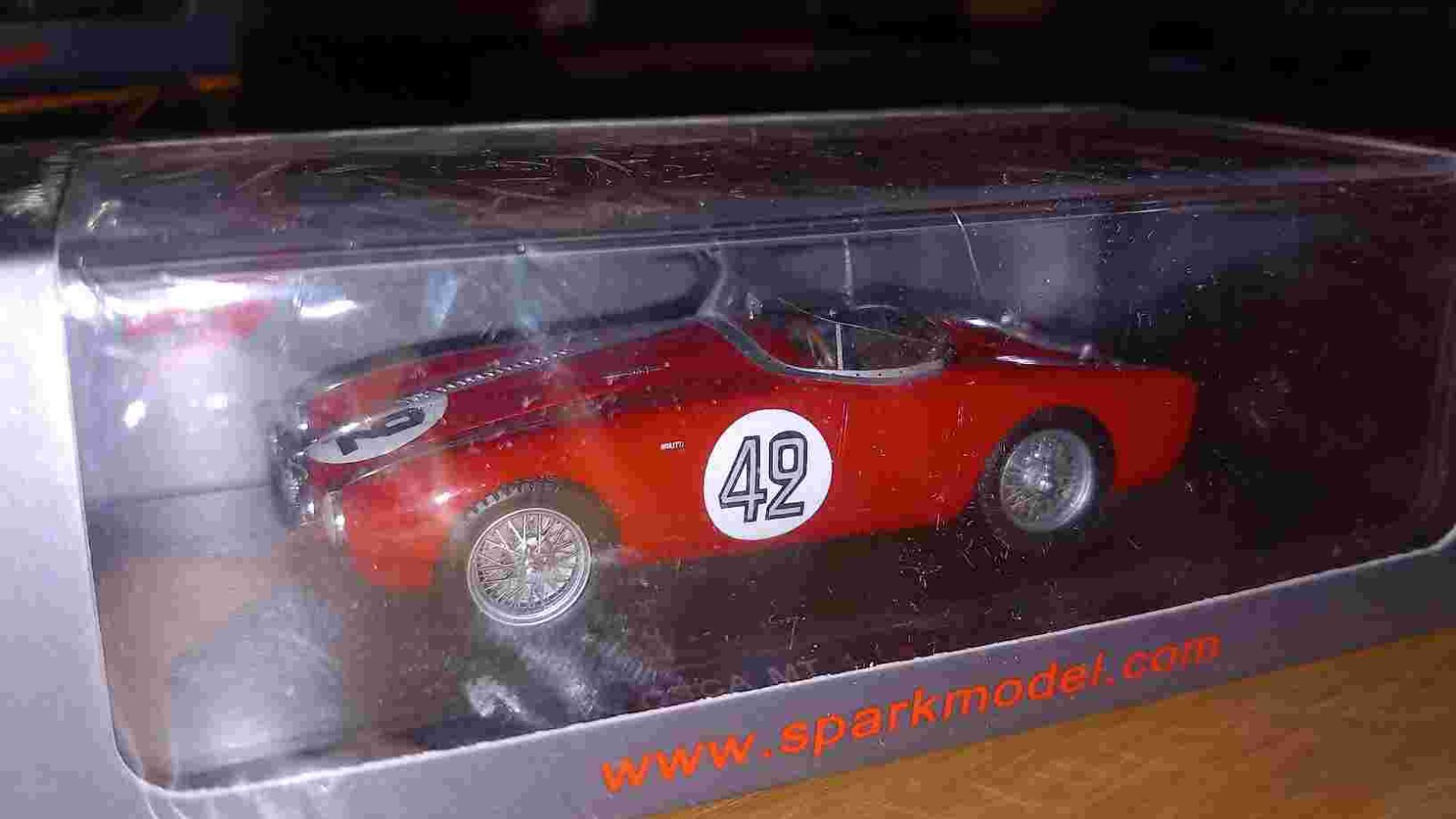spark 1/43 osca, italian car mt4  le mans 1954 - code s 4736