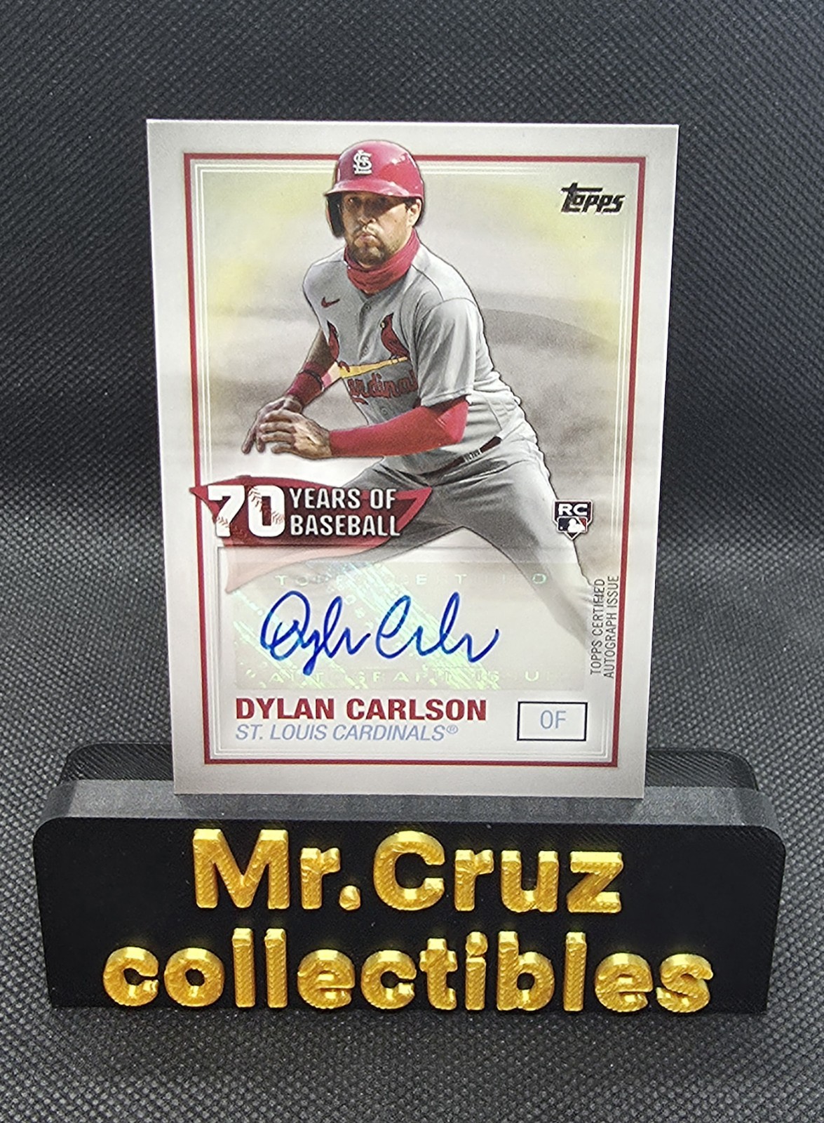 2021 Topps - 70 Years of Baseball Autographs Dylan Carlson RC Auto!!