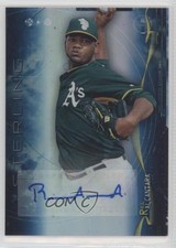 2014 Bowman Sterling Prospect Blue Refractor 3/25 Raul Alcantara Auto i5q
