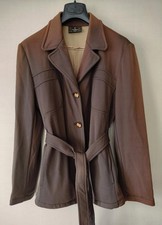 FENDI Vintage Jacket Coat 42 Brown Width 17.71" Length 26.77" Auth Women