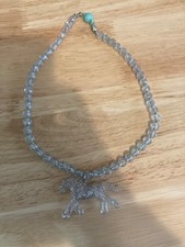 VGUC Gymboree Wild For Horses Glitter Necklace