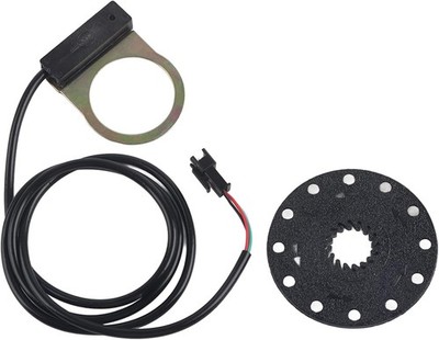 Bike Power Pedal Assist Sensor, 12 Magnets Electric Pedal PAS System Assistant S