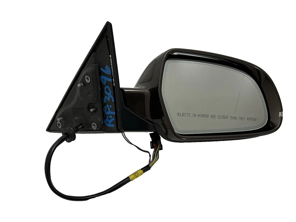 2013 Audi A5 Right Front Door Mirror E1021053 OEM - Image 2 of 4