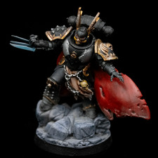 Warhammer 40k Forge World Chaos Space Marine Signori della Notte Eroe Dipinto Quartier Generale Elite