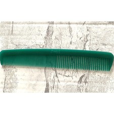 Vintage Goody Made in USA Green Retro Groovy Prop Old School Pocket Hair Comb 7"