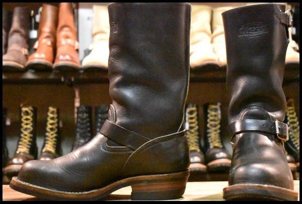 8E WESCO Custom Boss Black 11-inch Height Vibram 430 Engineer
