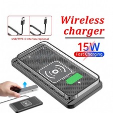 Wireless Car Phone Charger Fast Charging Pad Mat For iPhone Samsung Universal