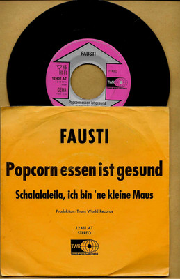 RARE PROMO - FAUSTI : Popcorn essen ist gesund (CV HOT BUTTER) EXC