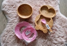 Tiny Dining Puingin Teller Set rosa