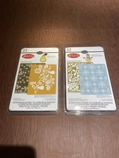 Sixxiz Basic Grey A2 Lg Pear Vine & Flower Vine W/Bird and Branches & Snowflakes