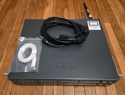 2 x Cisco WS-C2960X-48FPD-L 48-Port Gigabit PoE+ w/Stack module and cables