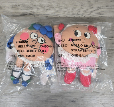 Applause IHOP Pancake Kids Susie Strawberry Bonnie Blueberry Plush Doll Set 1985