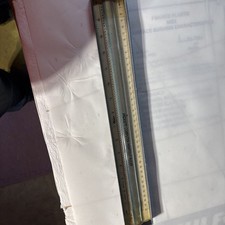 Vintage Pickett Model FL100 Magnifying 15 Computer Printout Ruler Made In USA