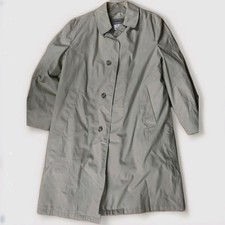Vintage NWOT Stanley Blacker Trench Coat 42 Reg Borg Pile Zip Out Liner Khaki...