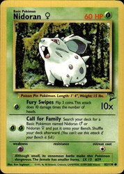 Nidoran F 082/130 Base Set 2